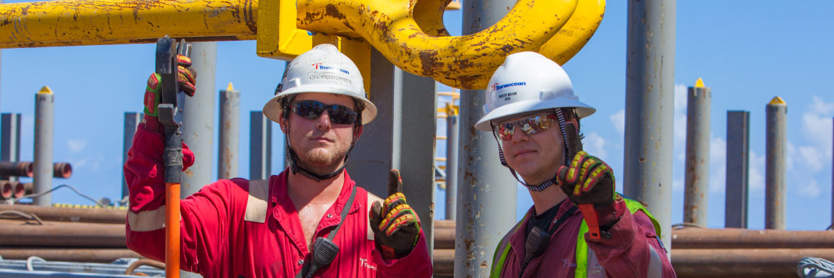 Two SunTop Oil and Gas LLC employees offshore